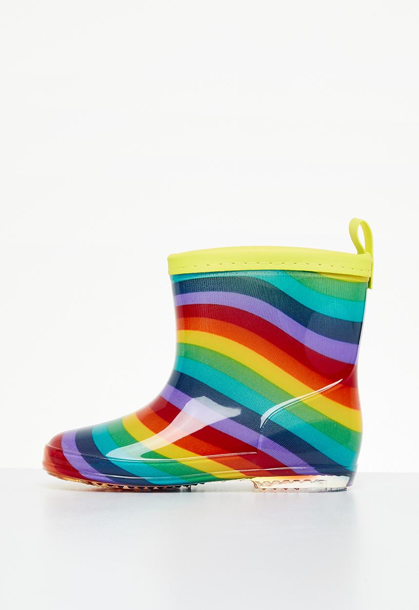 Pop Candy - Stripe rainboots - multi