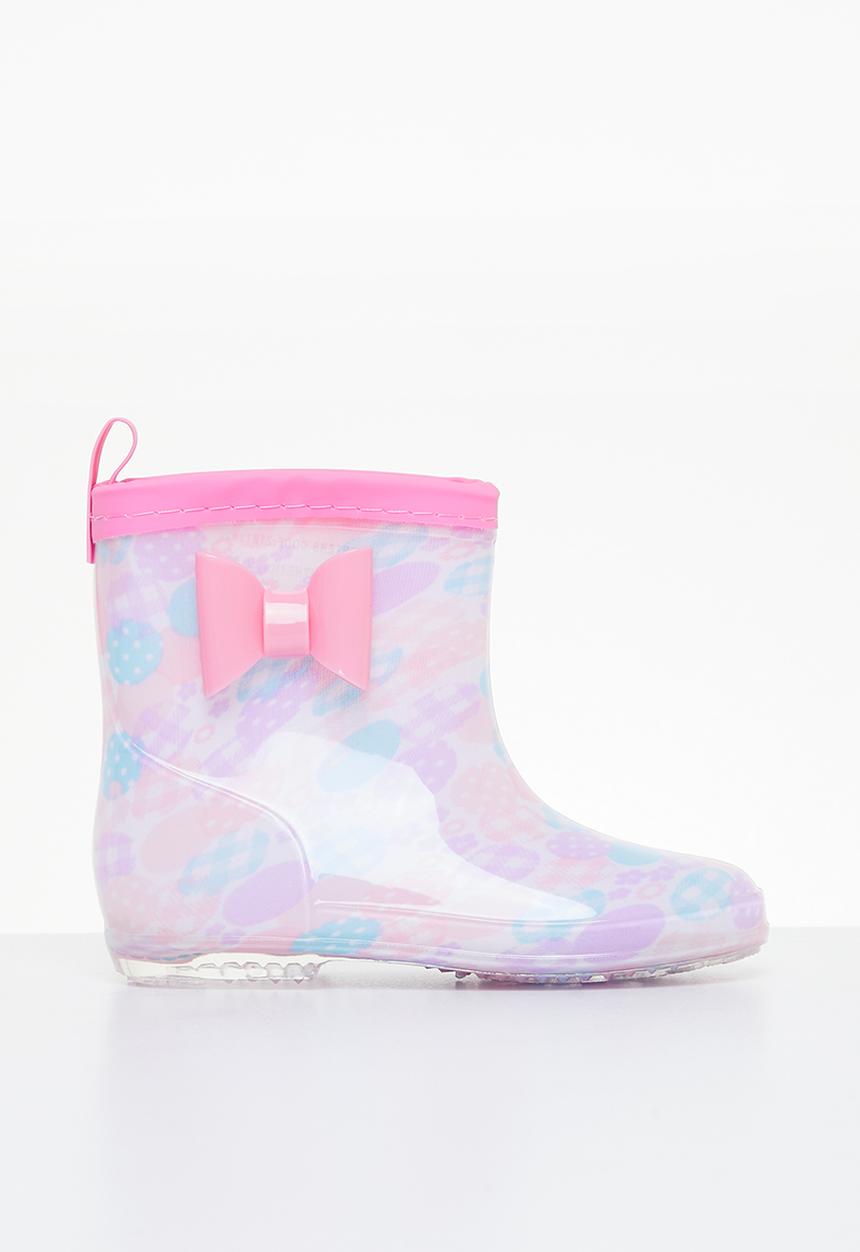 Pop Candy - Rain boots with bow - pink