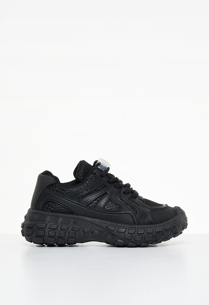 Pop Candy - Sneaker with mesh detail - black