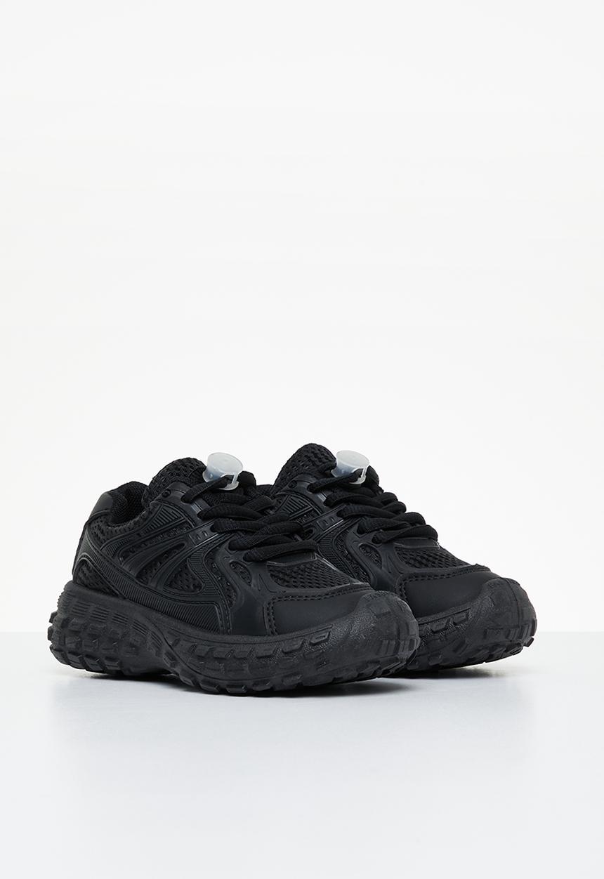 Pop Candy - Sneaker with mesh detail - black