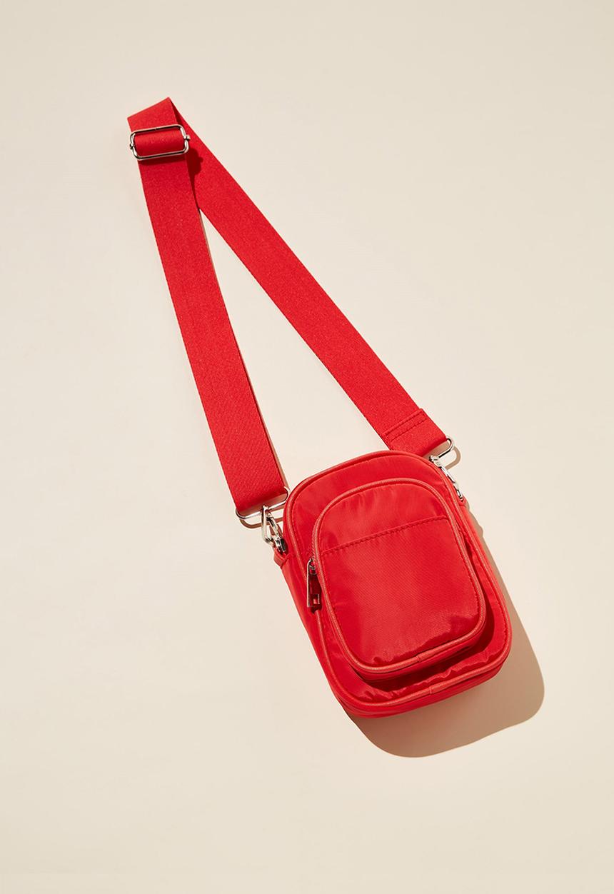Rubi - Nellie camera cross body bag - summer red