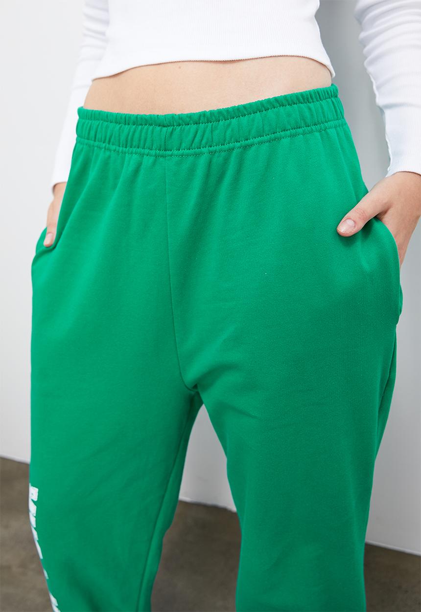 Blake - Graphic trackpants - green