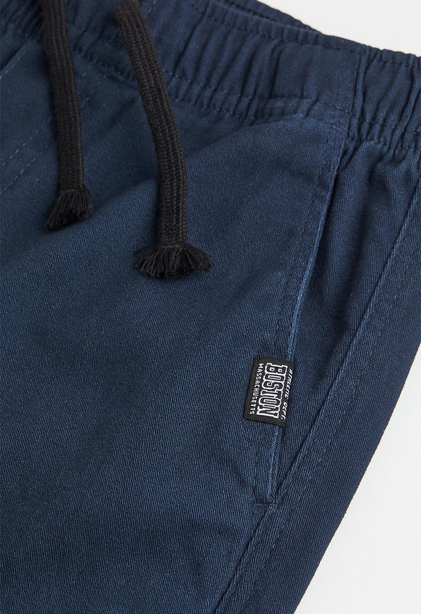 H&M - Cotton twill joggers - dark blue