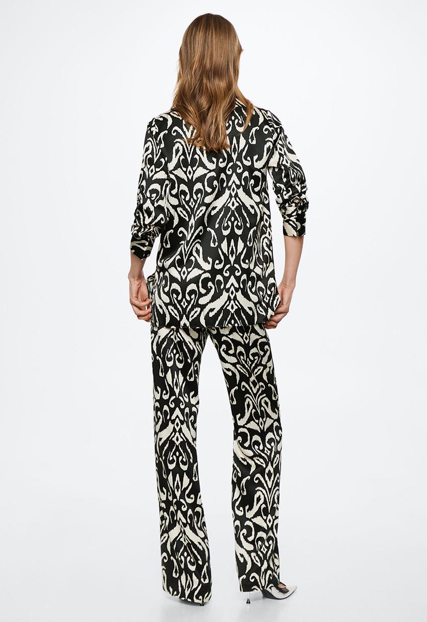 MANGO - Shirt blacky - black