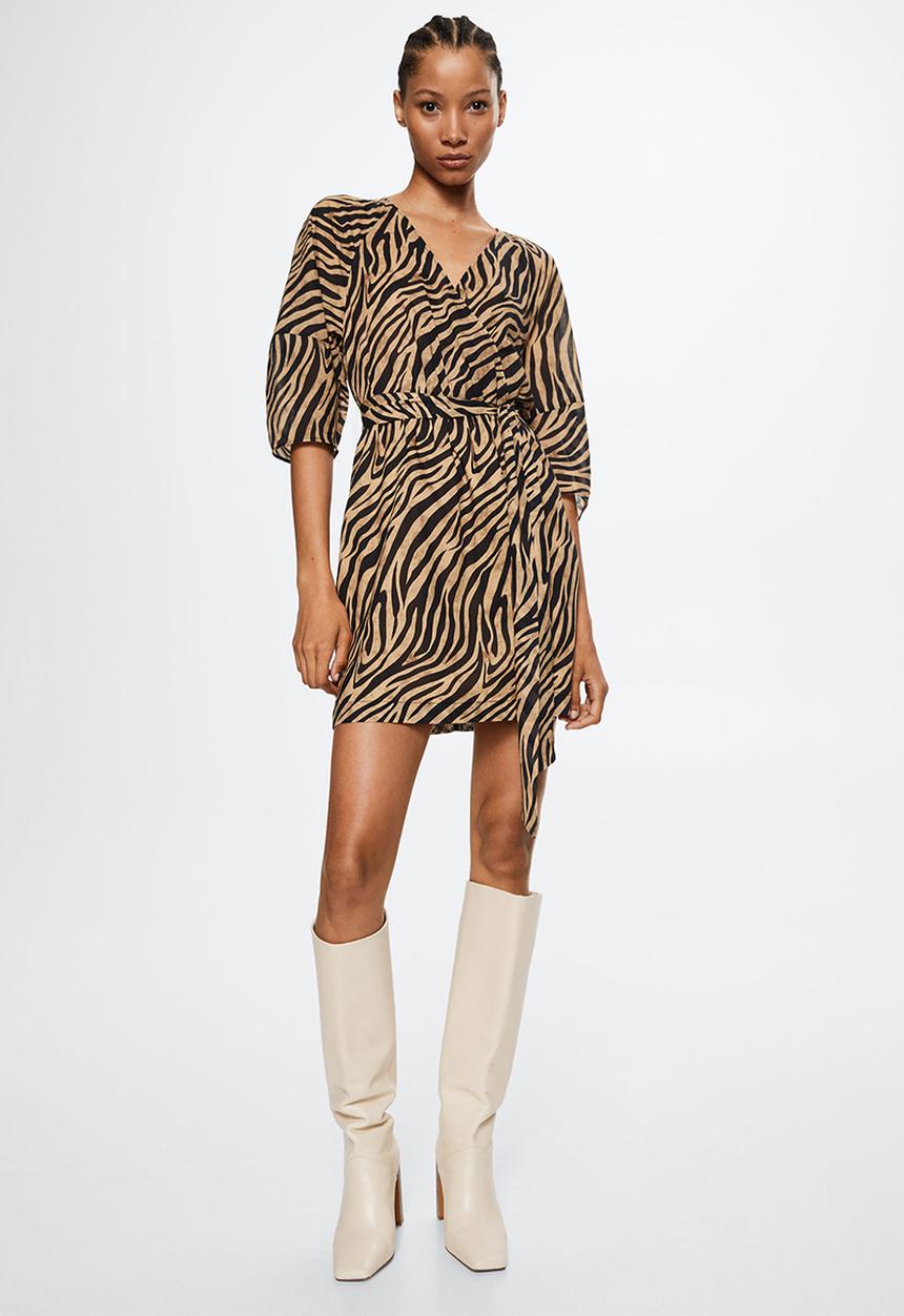 MANGO - Dress leona - black