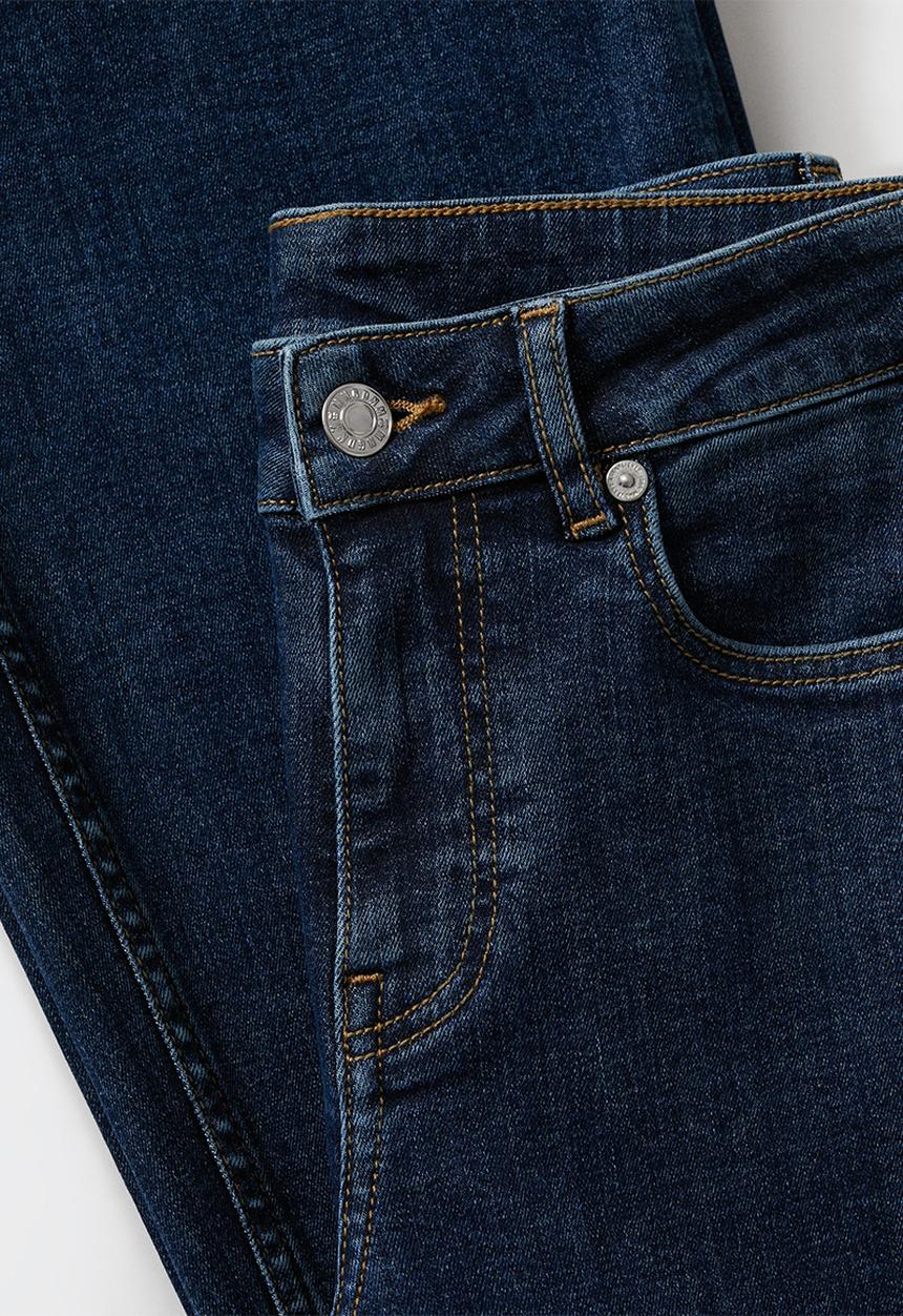 MANGO - Jeans flare - open blue