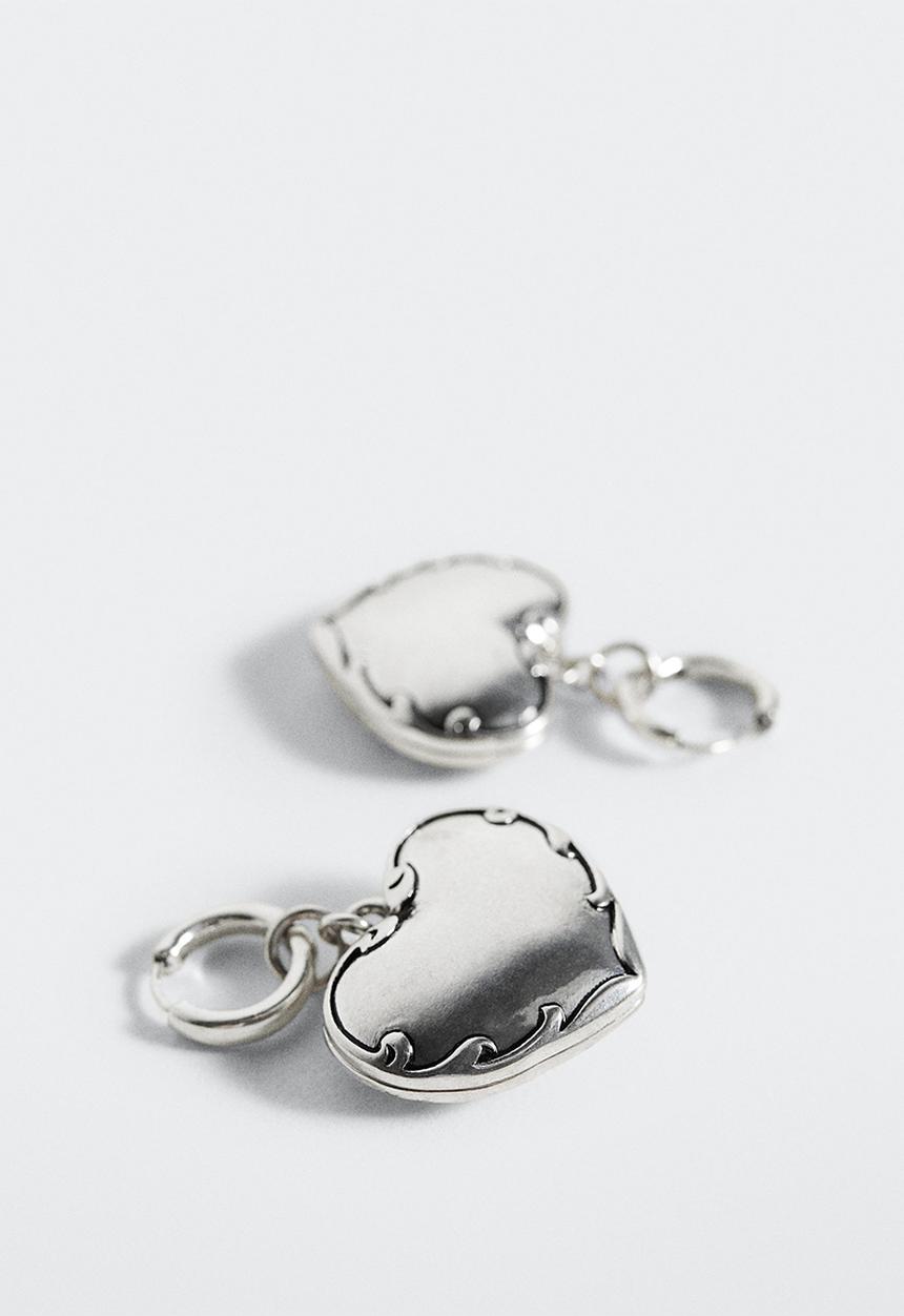 MANGO - Earrings elena - silver