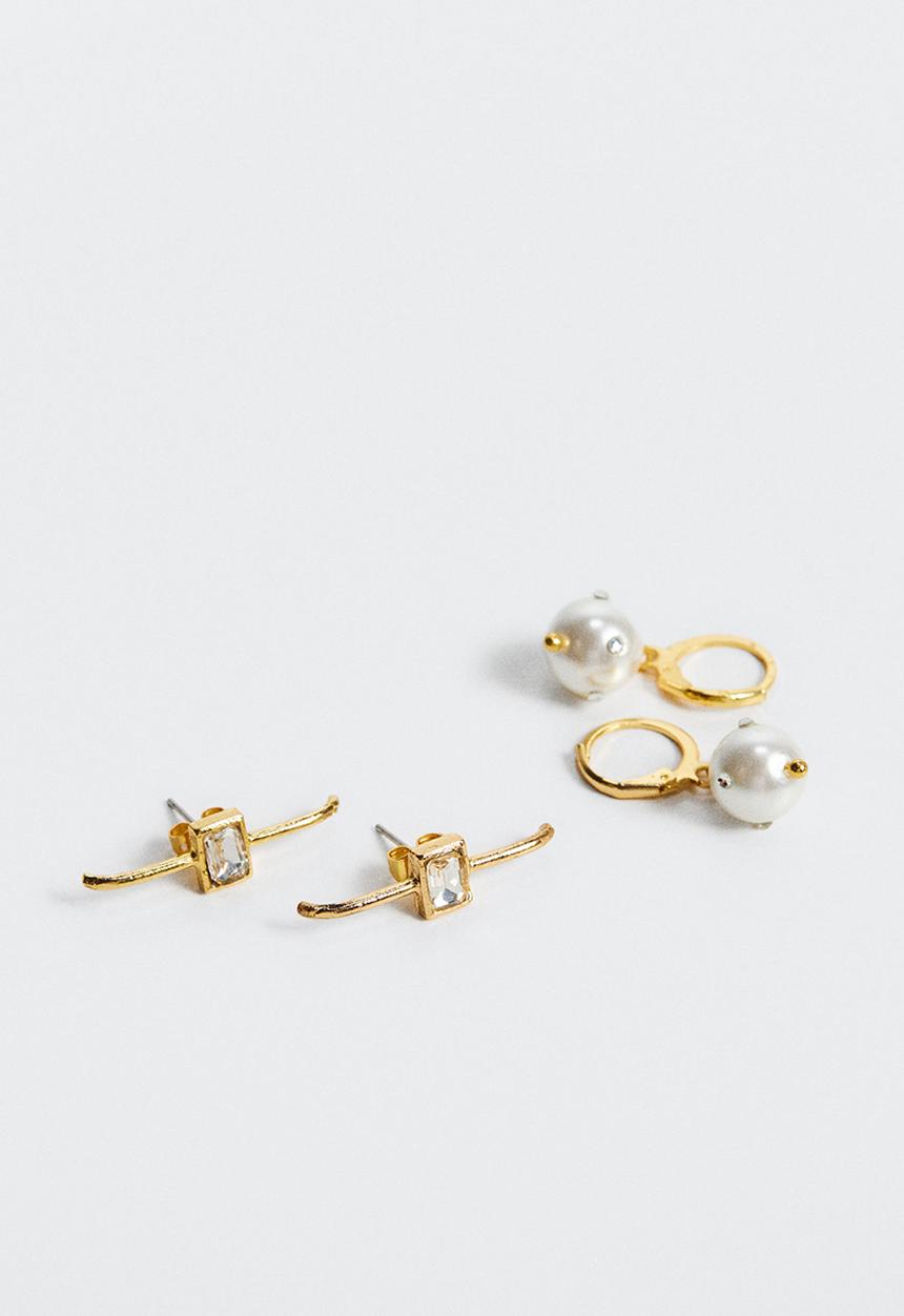 MANGO - Earrings arlet - gold