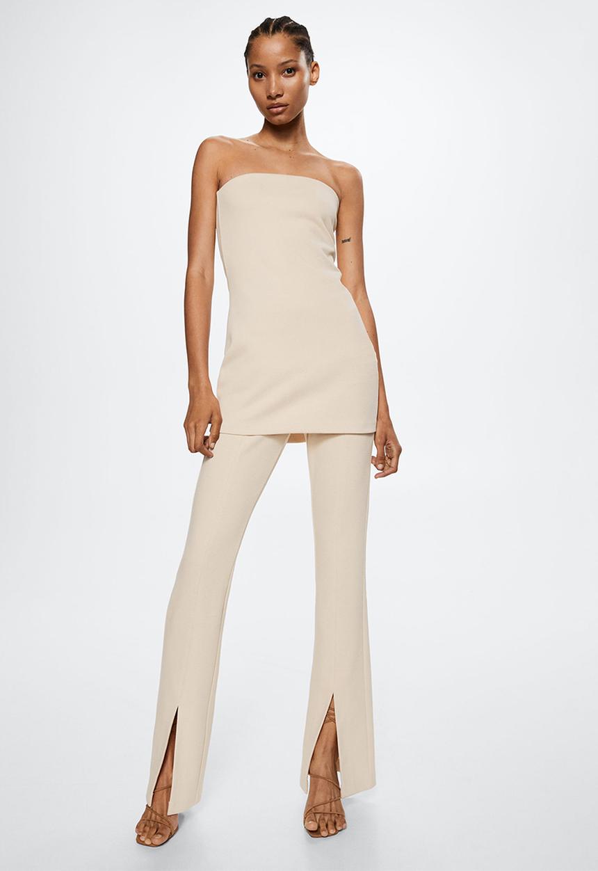 MANGO - Trousers vismark - light beige
