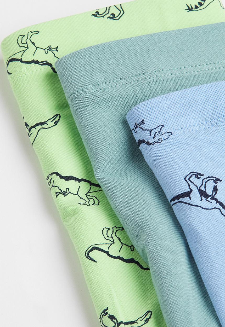 H&M - 3 Pack boxer shorts - blue & green