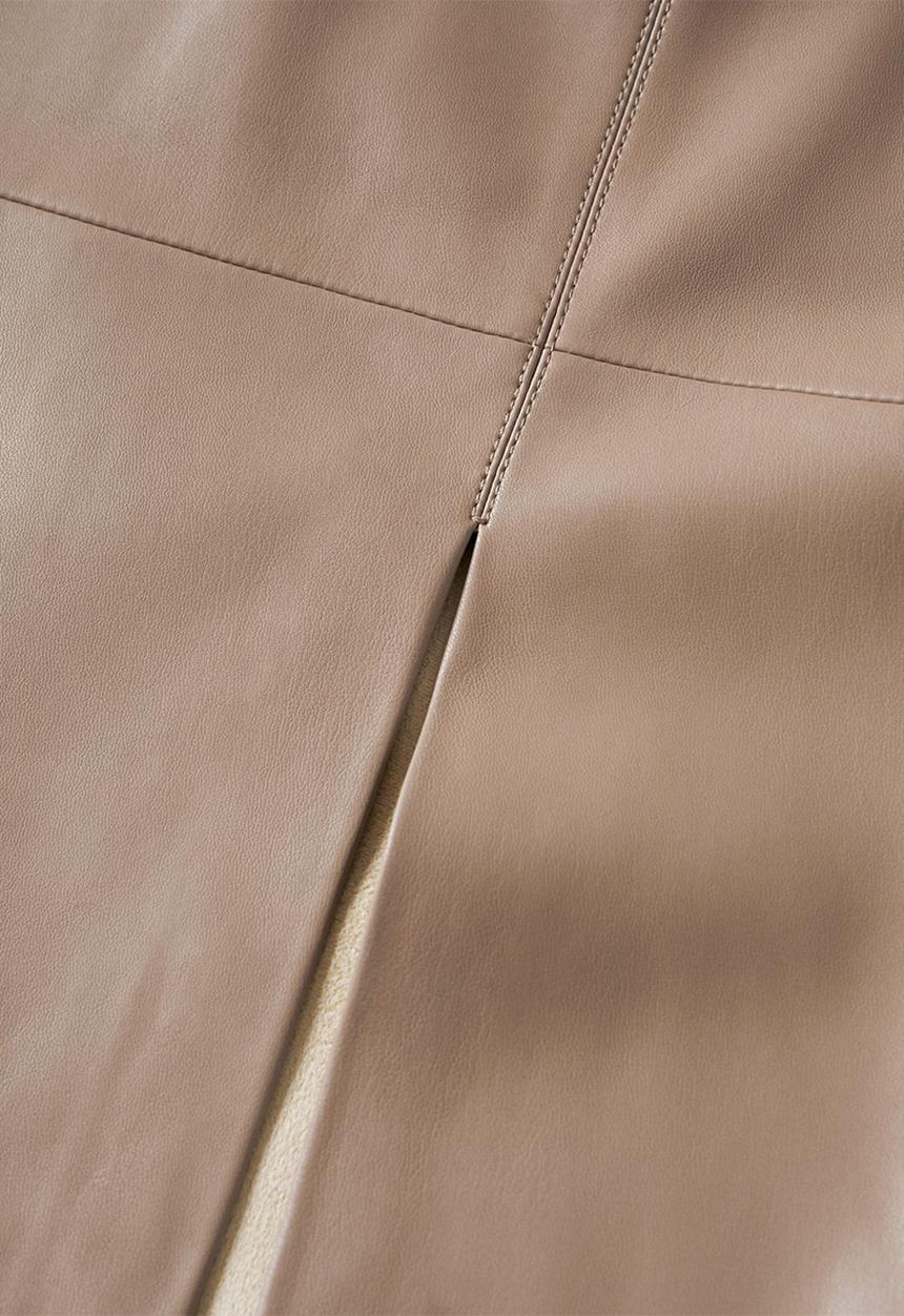 MANGO - Skirt pencil - light pastel grey