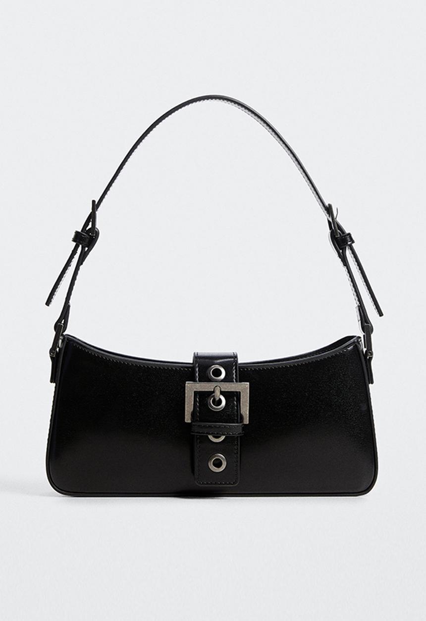 MANGO - Bagm--buckle - black