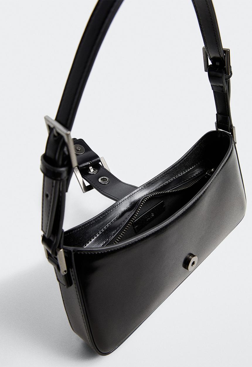 MANGO - Bagm--buckle - black