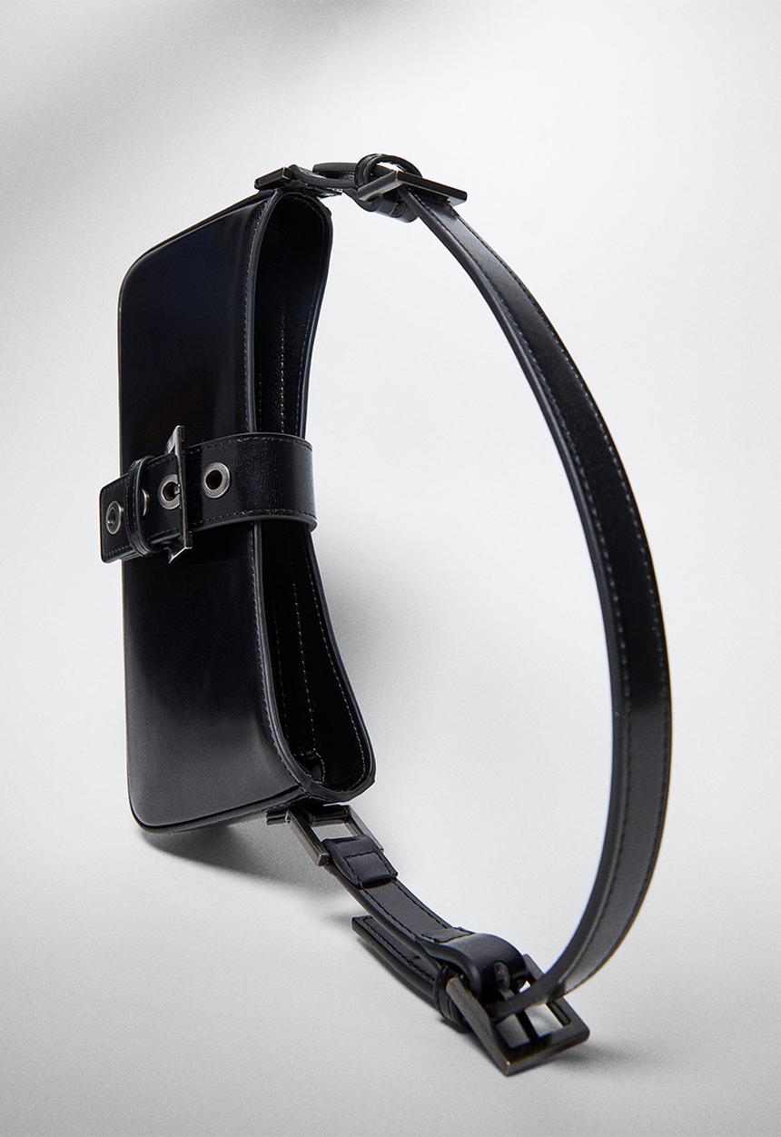 MANGO - Bagm--buckle - black