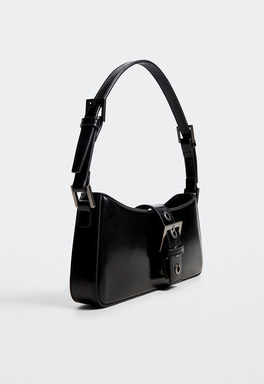 MANGO - Bagm--buckle - black