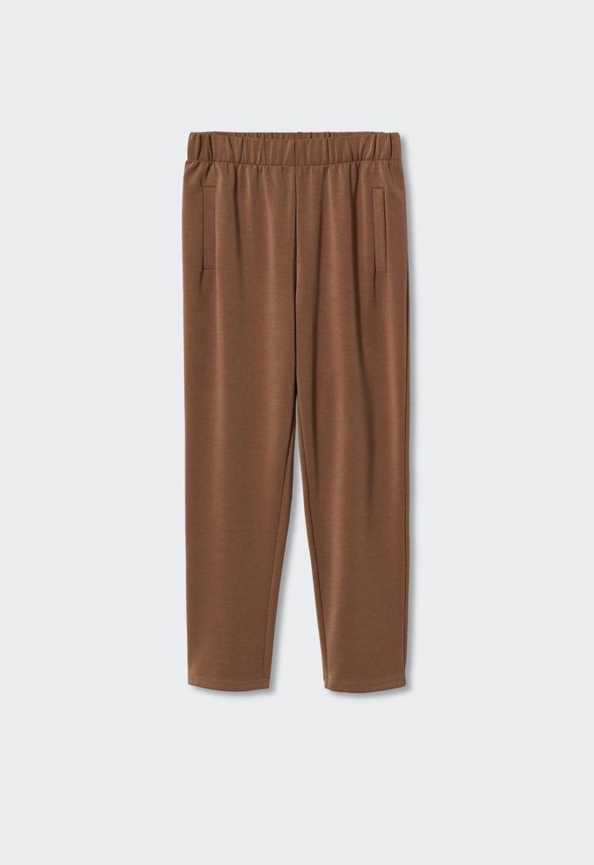 MANGO - Trousers neo - brown