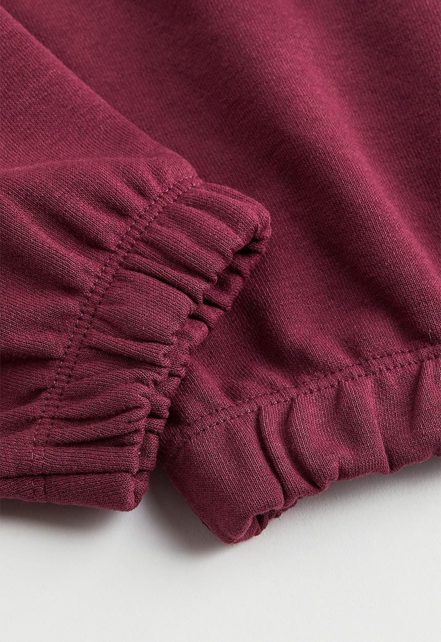 H&M - Oversized hoodie - dark red/reflect