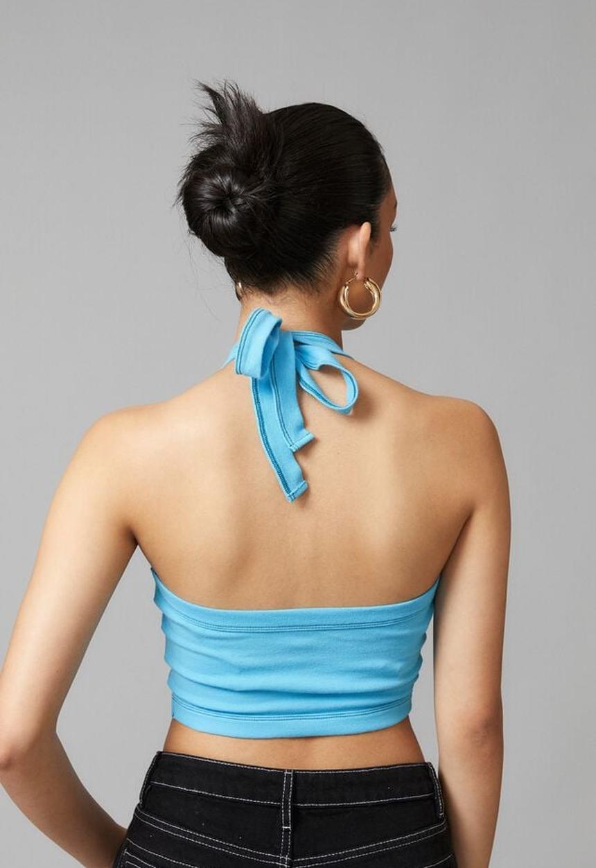 Factorie - Tie up halter tank - aquarius blue/shaded spruce