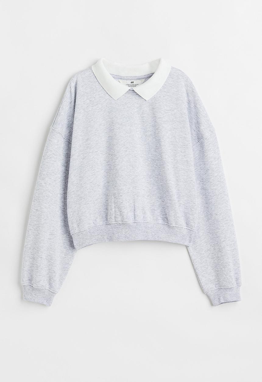 H&M - Oversized sweatshirt - grey marl