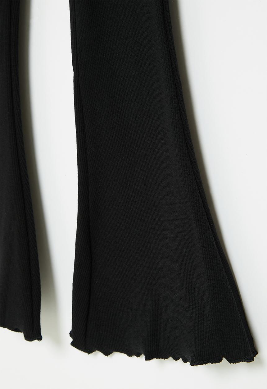 Pop Candy - Girls flared pants - black