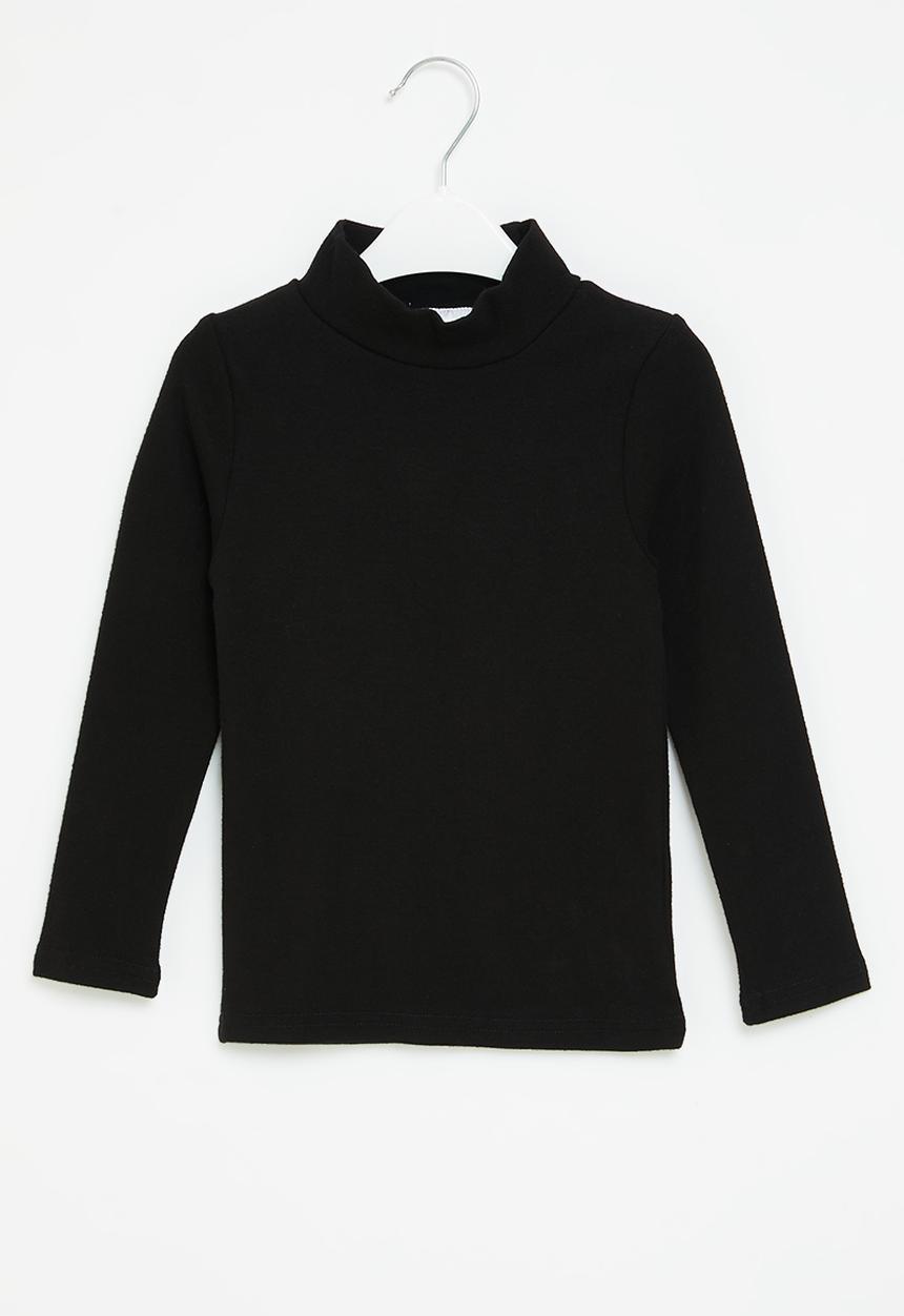 Pop Candy - Mock neck top - black