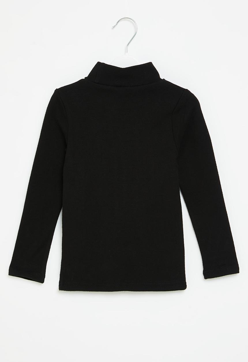 Pop Candy - Mock neck top - black
