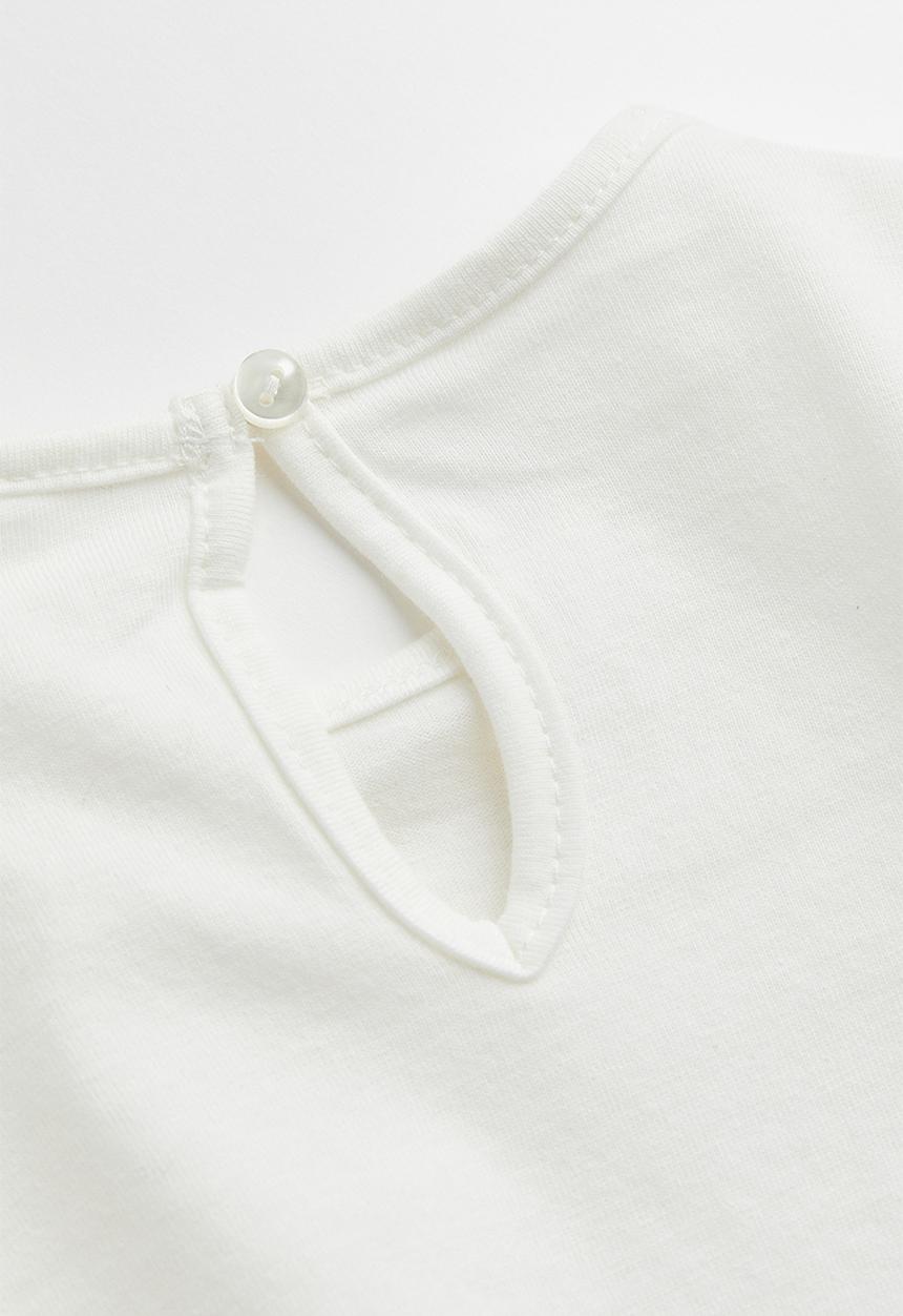 H&M - 2 Piece cotton set - white/checked