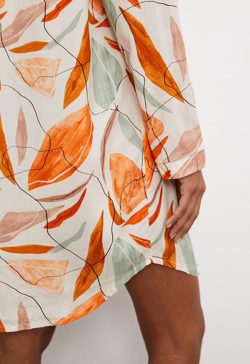 Superbalist - Sleep shirt - abstract foliage