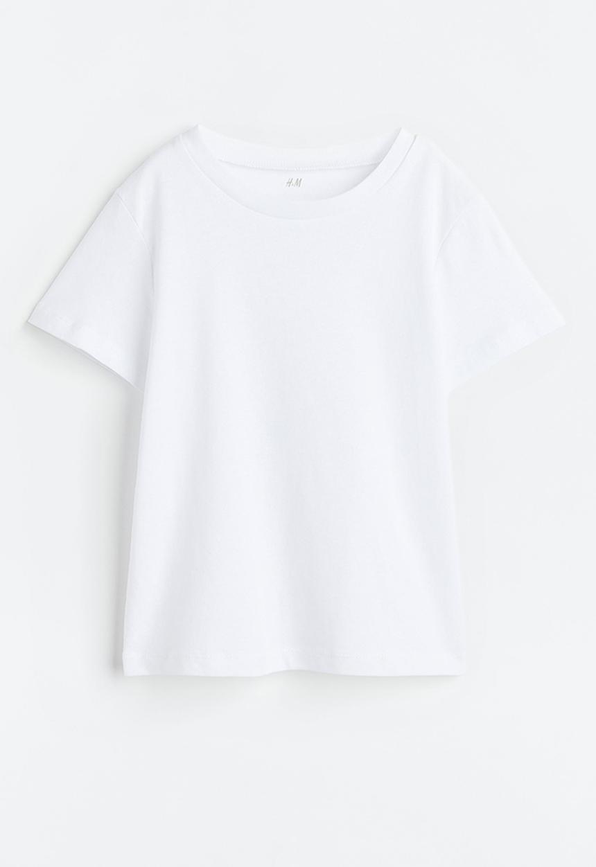 H&M - Cotton T-shirt - white
