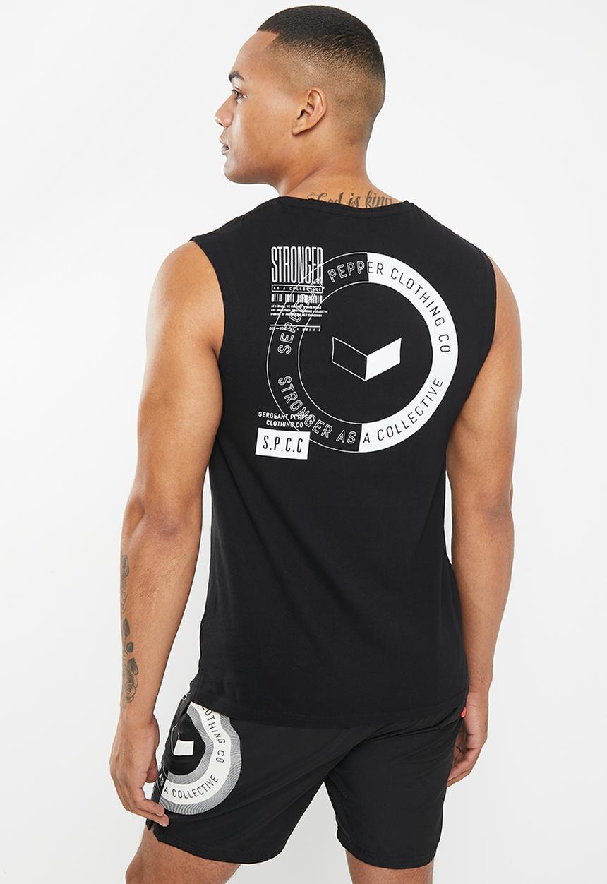 S.P.C.C - Rascoe sleeveless tee - black