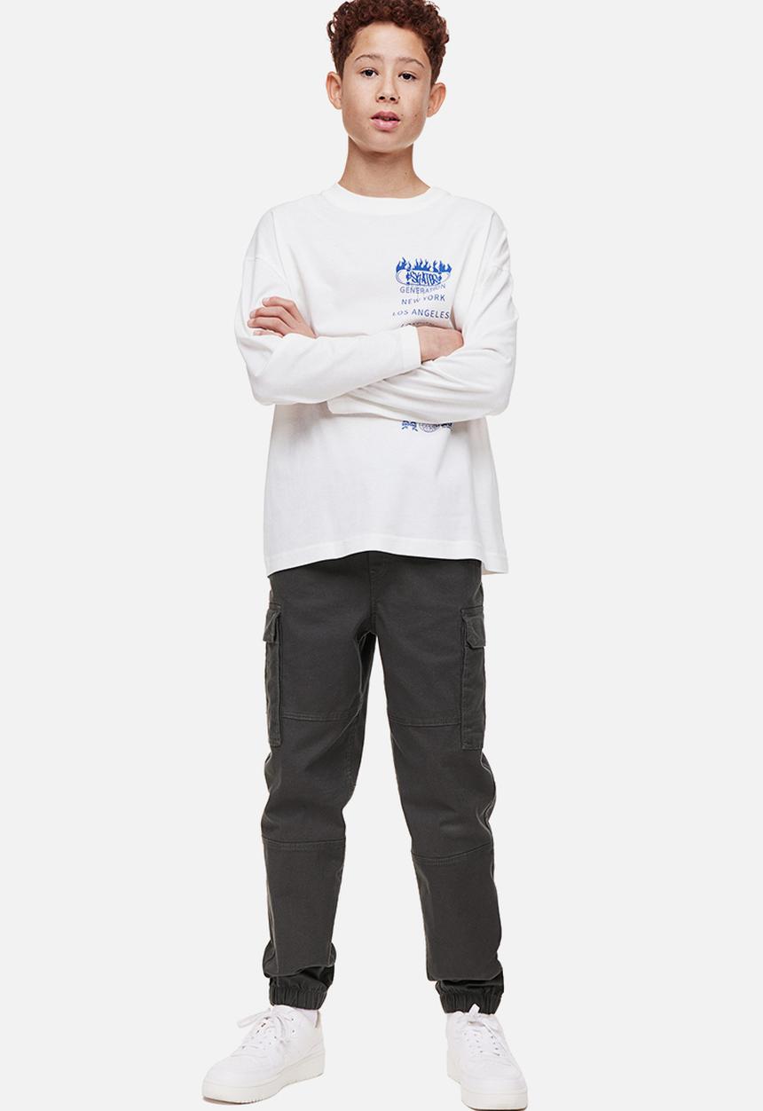 H&M - Cargo trousers - dark grey