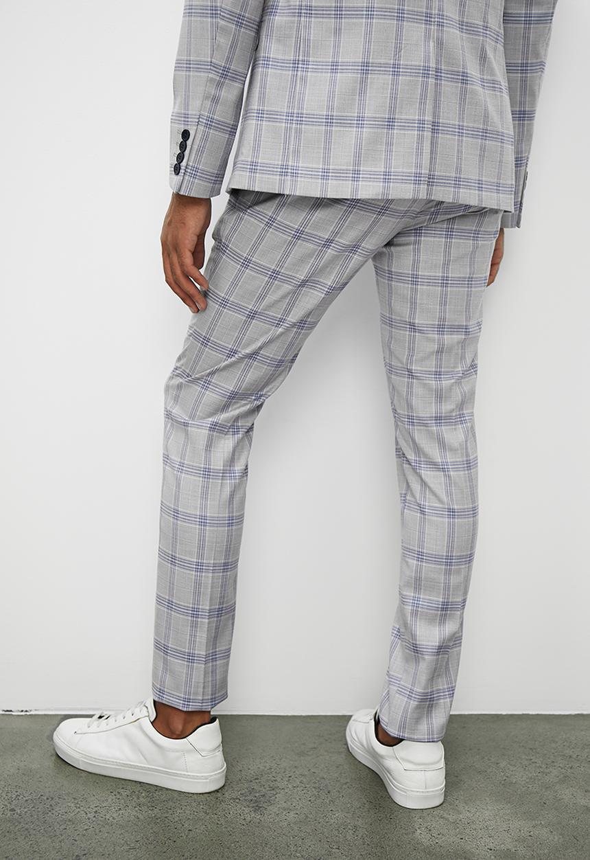 Superbalist - Soho slim fit trouser - grey check