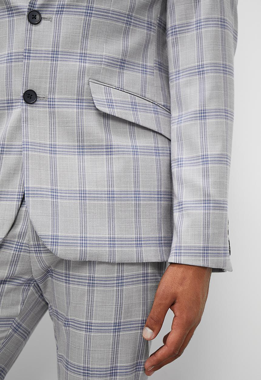 Superbalist - Soho slim fit blazer - grey check