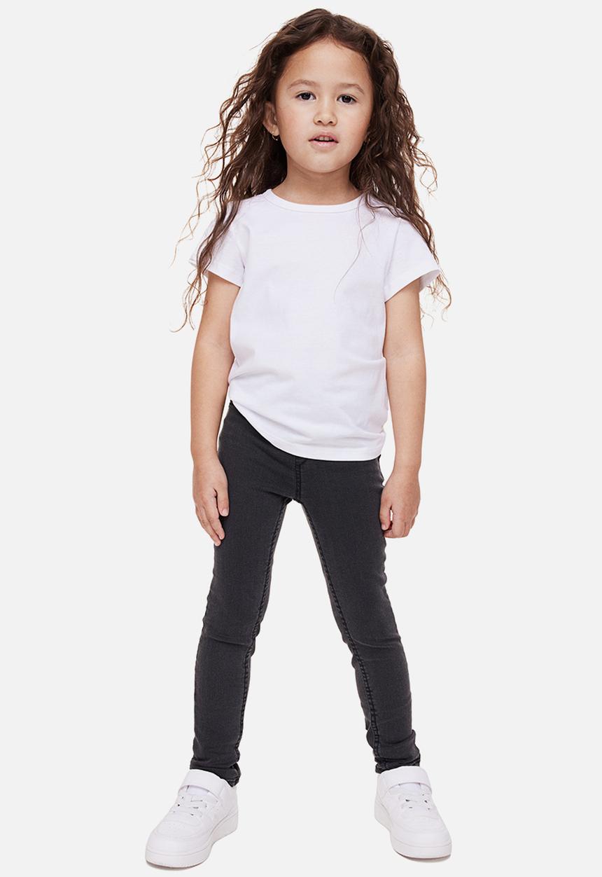 H&M - Denim jeggings - black