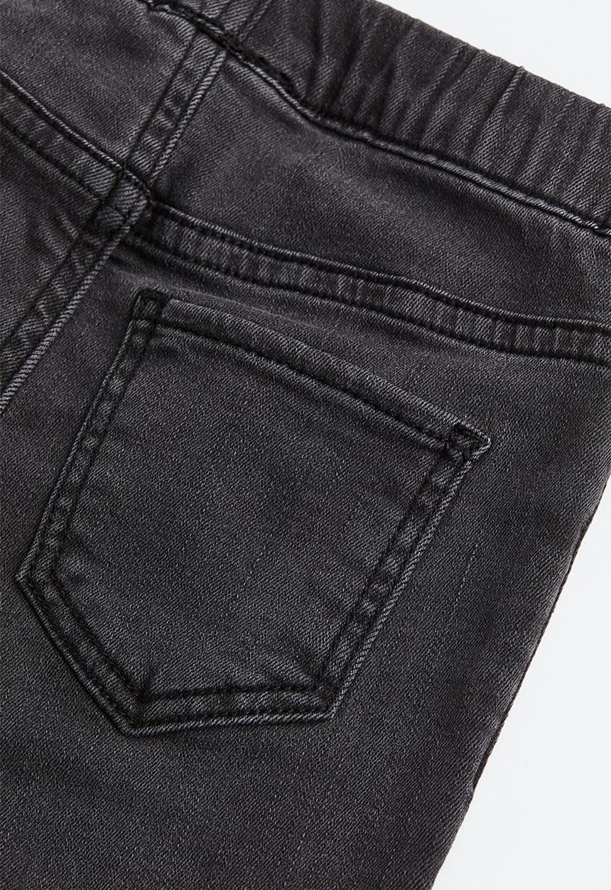 H&M - Denim jeggings - black
