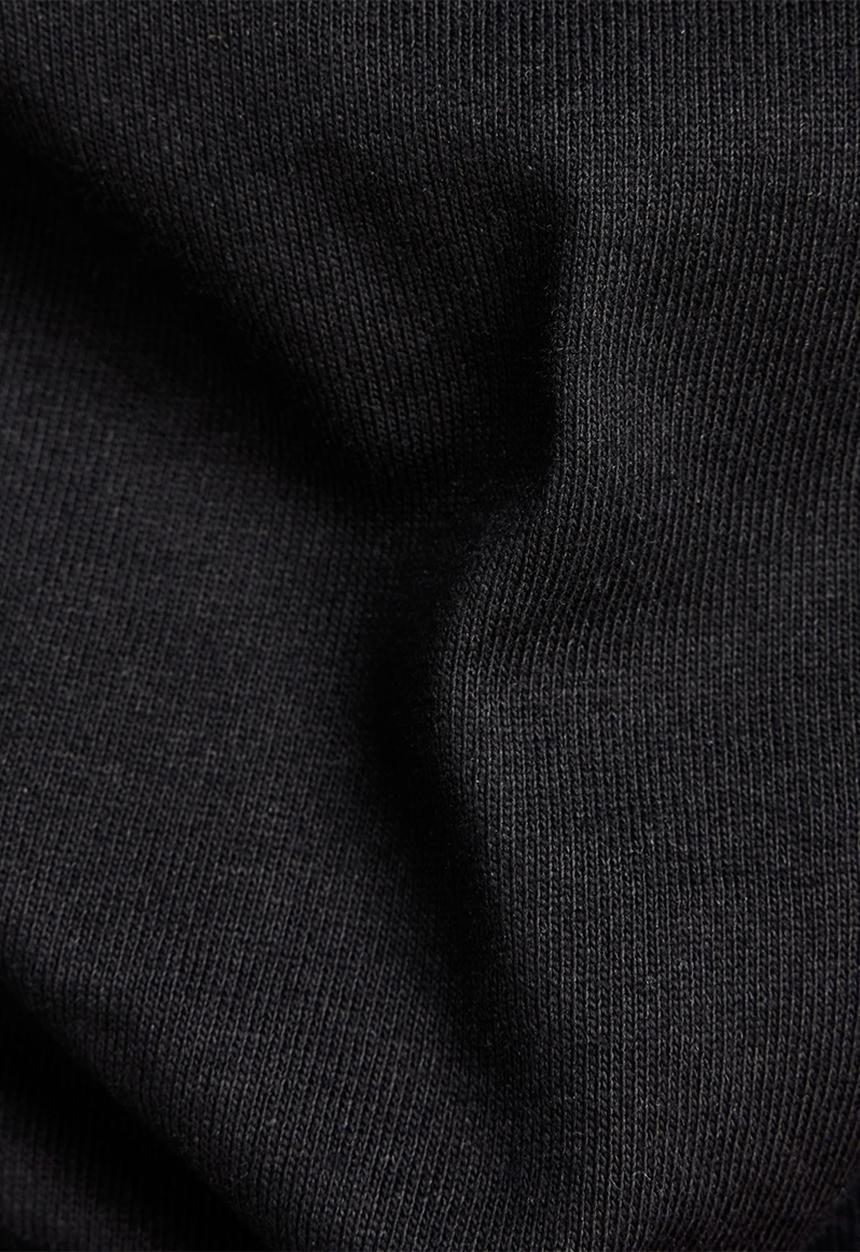 G-STAR - Canoe colorblock r t - black