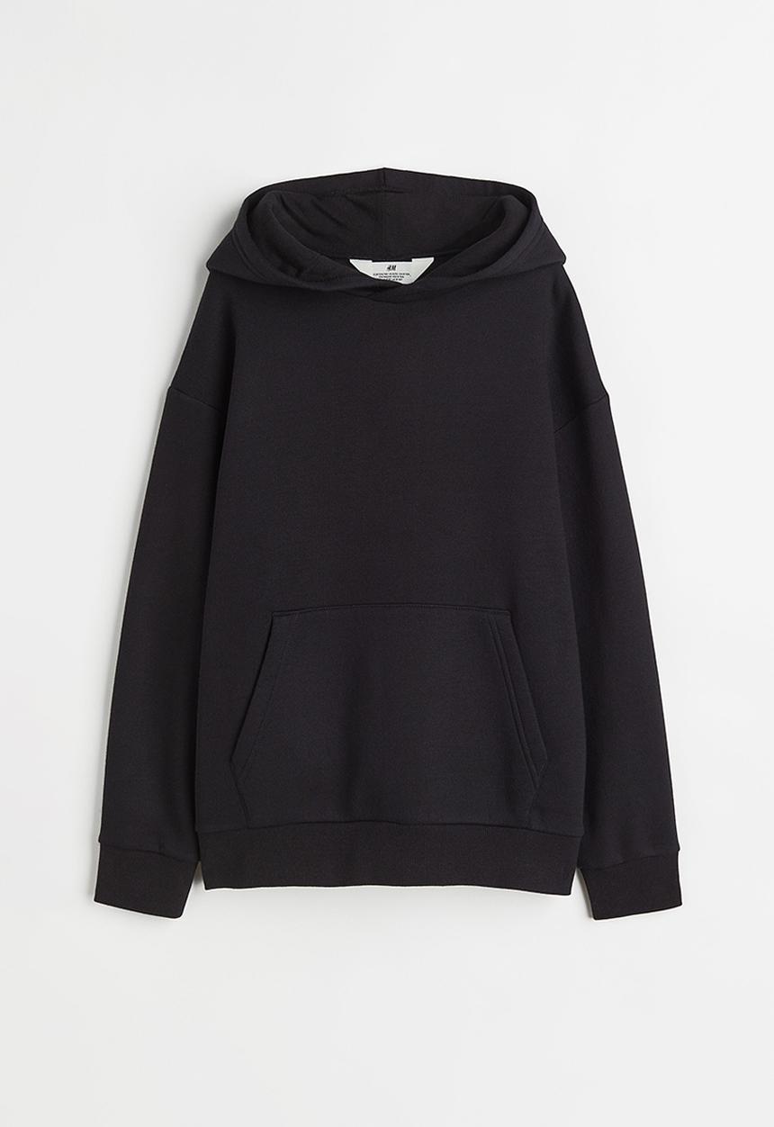 H&M - Oversized hoodie - black