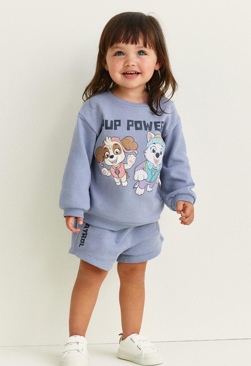 H&M - 2 Piece printed sweatshirt set - grey-blue/paw patrol