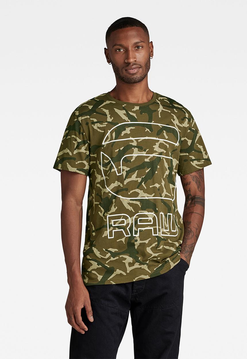 G-STAR - 9 aop camo g - wild olive camo paint