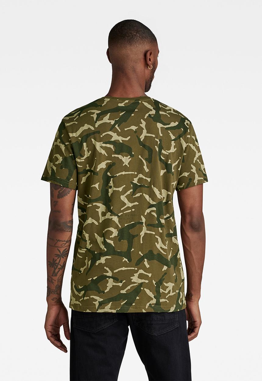 G-STAR - 9 aop camo g - wild olive camo paint