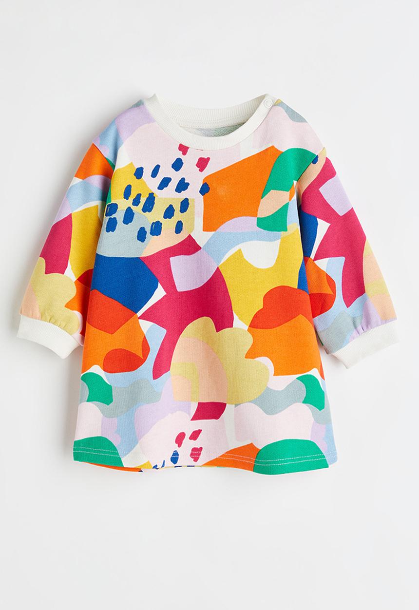 H&M - Printed sweatshirt dress - multi