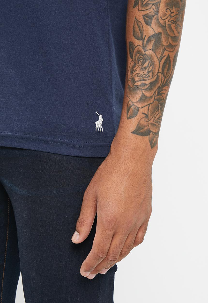 POLO - Men logo transfer tee  - navy