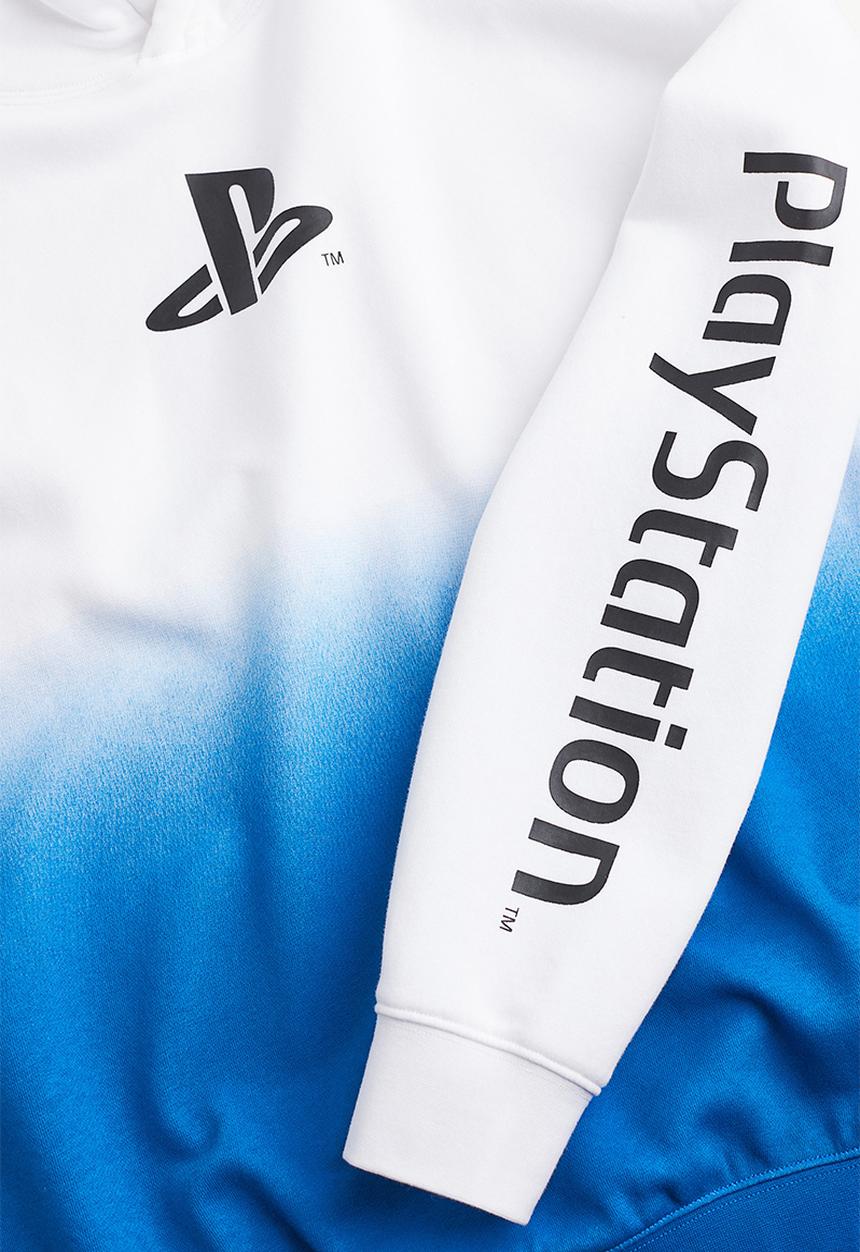 H&M - Oversized printed hoodie - blue/playstation
