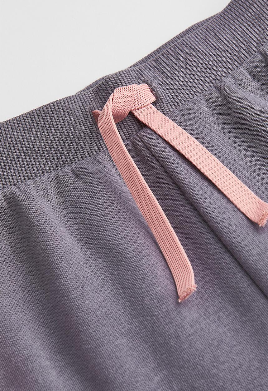 H&M - Joggers - mauve/block-coloured