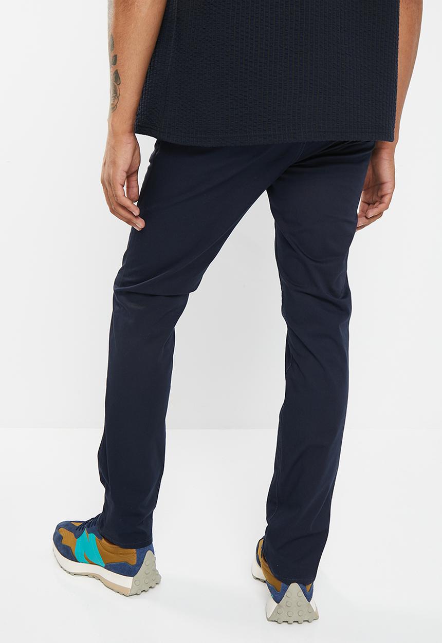 GUESS - Stretch twill slim chino - midnight navy