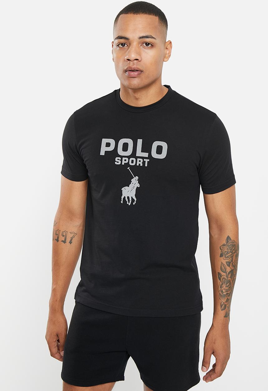 POLO - Men sport sakhe reflective tee - black