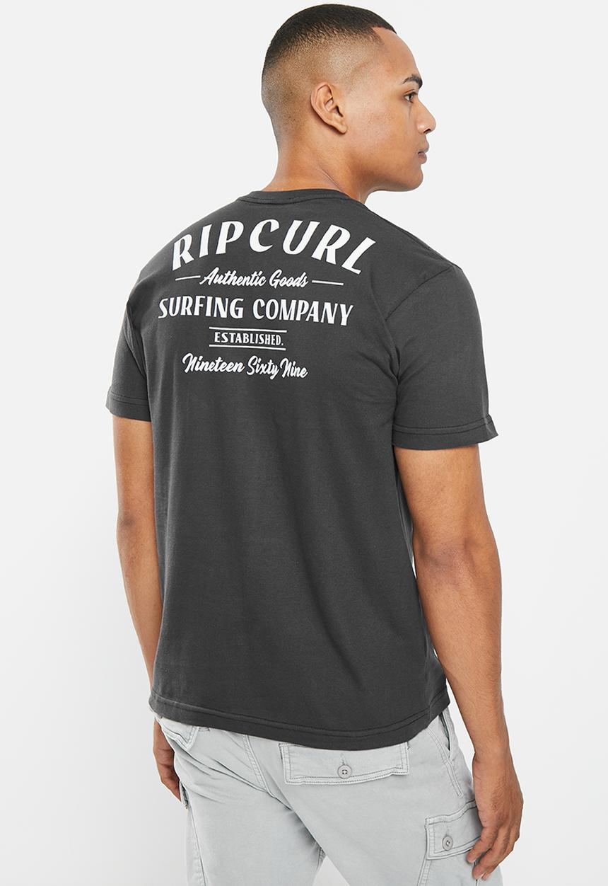 Rip Curl - Authentic goods tee - washed black