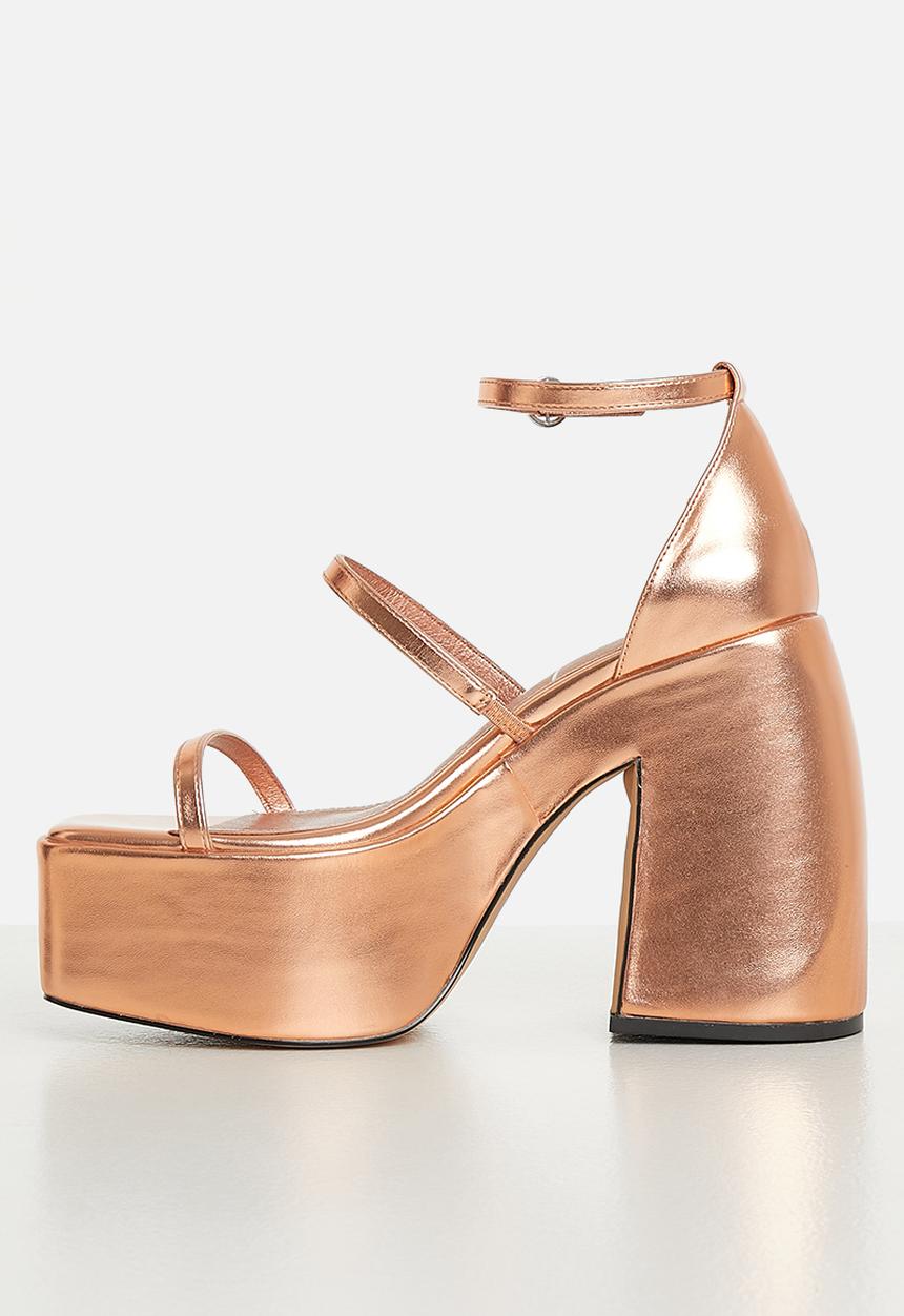 SISSY BOY - Double take heel - bronze