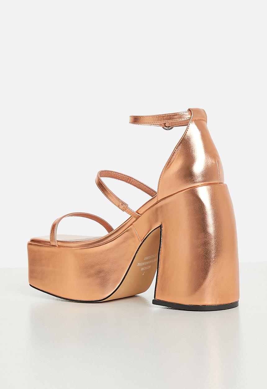 SISSY BOY - Double take heel - bronze