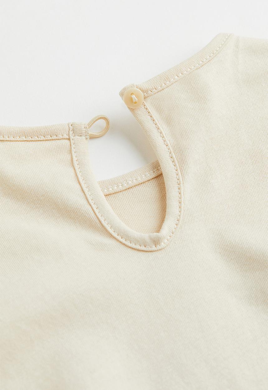 H&M - Printed top - cream/chicago